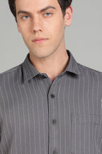Men's Half Sleeves Plain Grey Shirt | Imported Turkish Fabric | Casual, Office & Vacation Wear