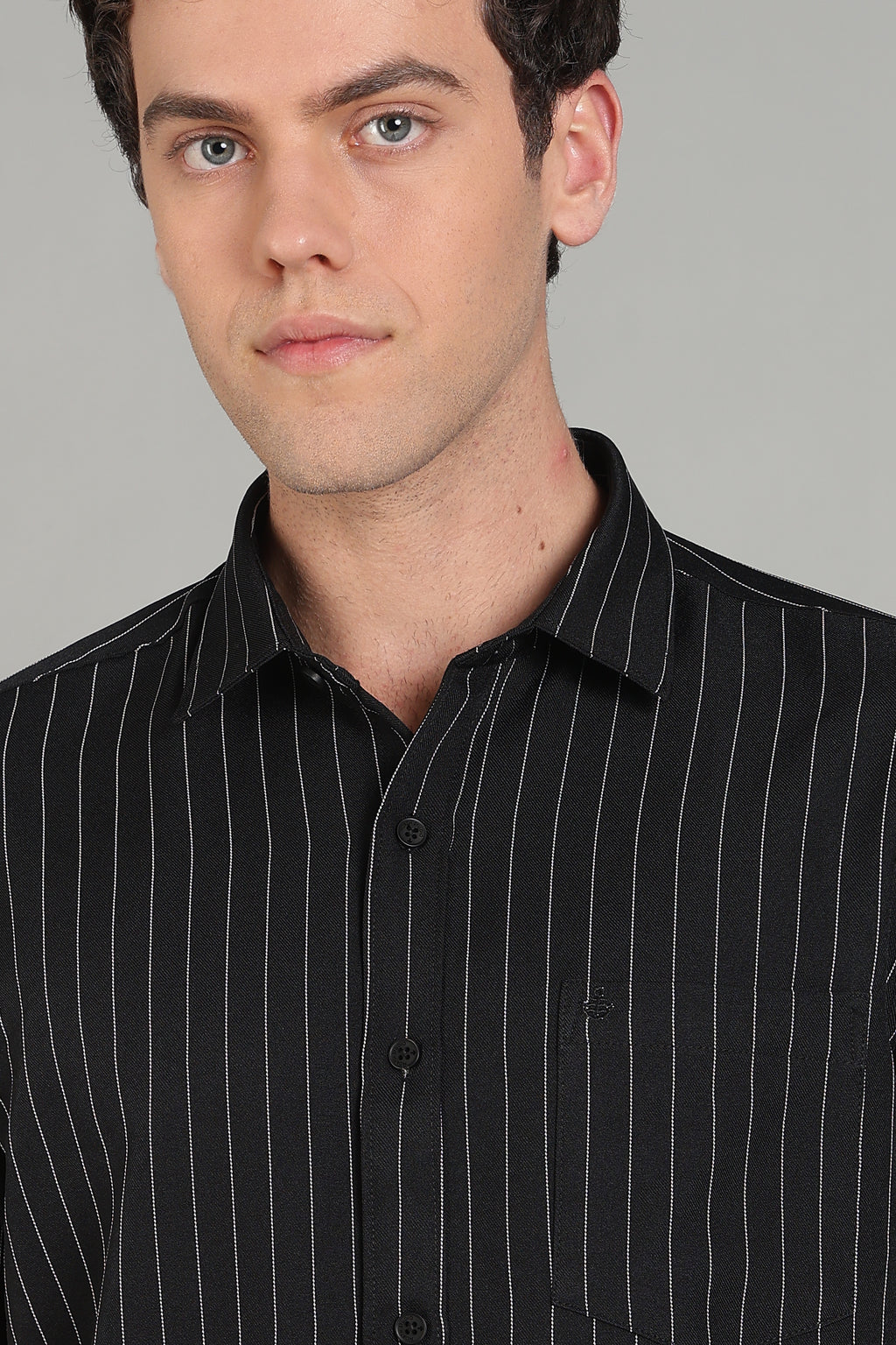 Men's Half Sleeves Plain Black Shirt | Imported Turkish Fabric | Casual, Office & Vacation Wear