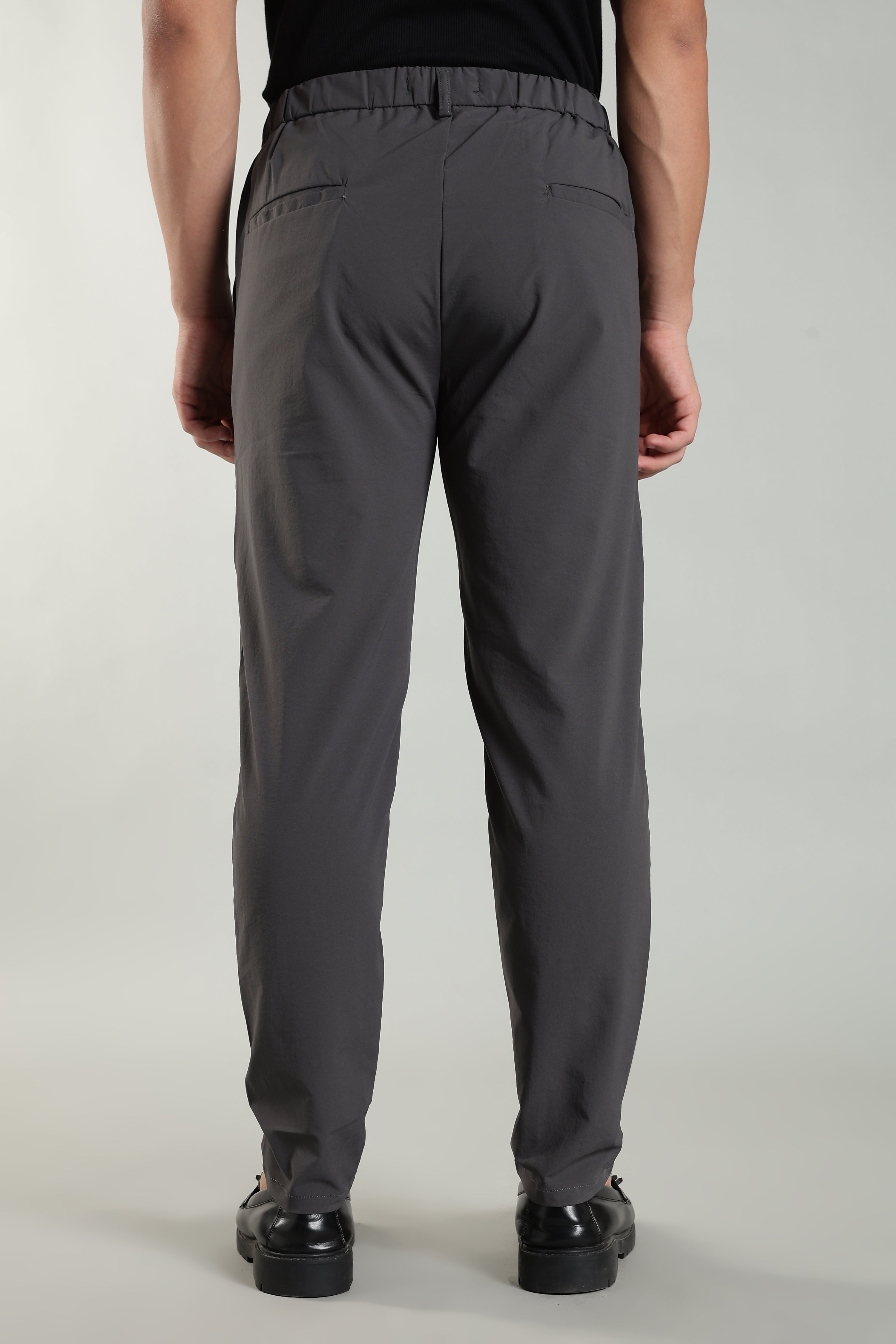 Men's Plain Grey Trousers | Linen Blend Fabric| Casual, Office, Vacation Wear