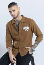 Box Fit Embroidery Shirt