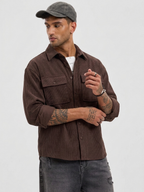 Double Pocket DOWN SHOULDER SHACKET