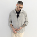 DOUBLE SIDE ZIPPER GREY SHACKETS