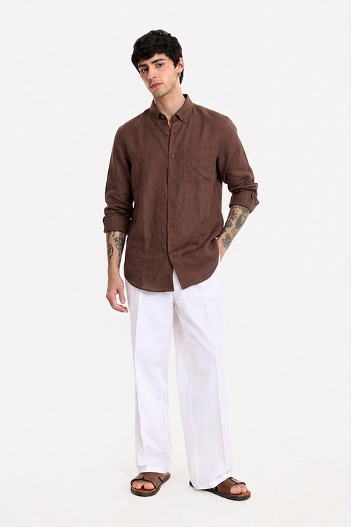 Linen Regular Fit Luxe Shirt