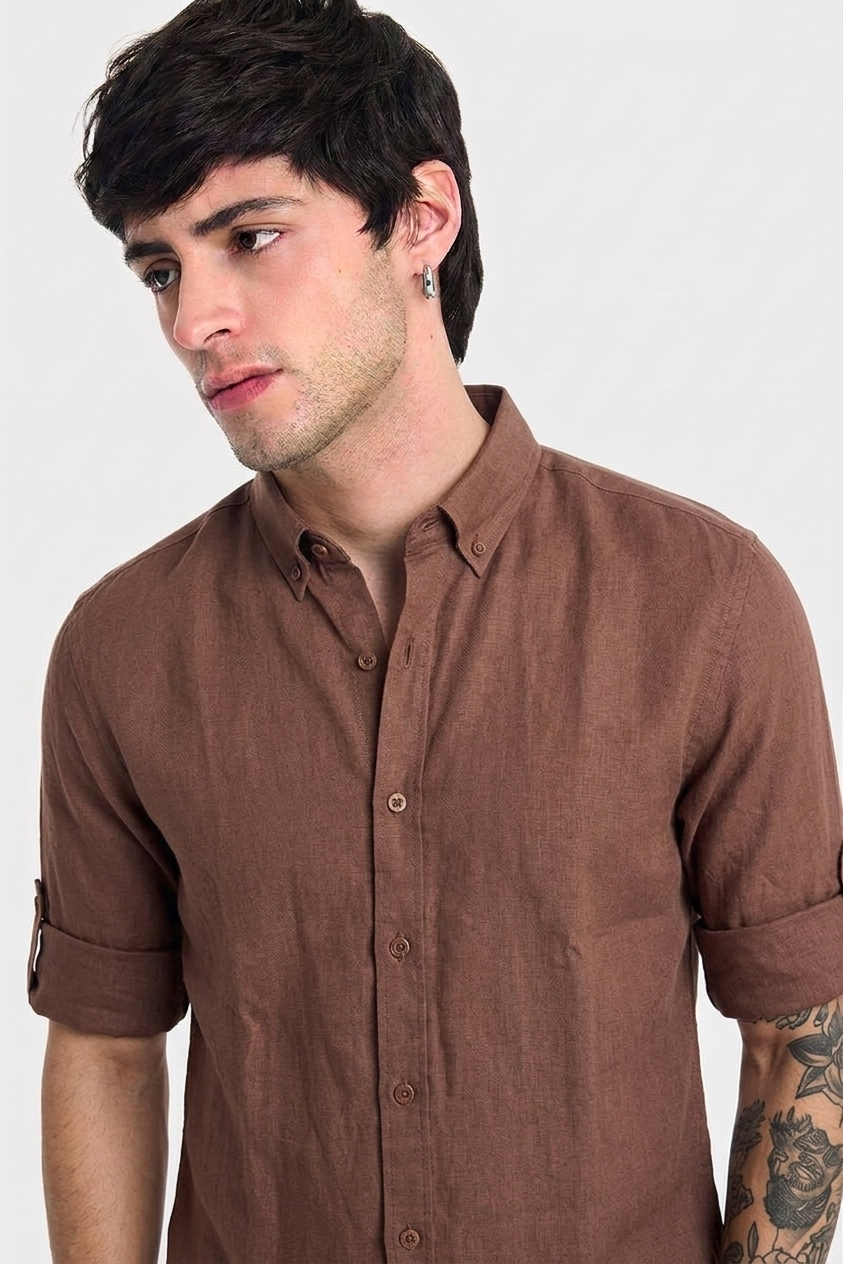 Linen Regular Fit Luxe Shirt
